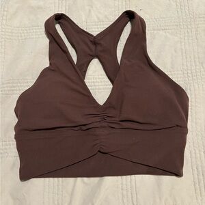 Women's Brown Sports Bra